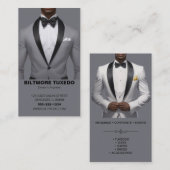 Tuxedo pak Mannen kleding Modern Clean Visitekaartje (Voorkant / Achterkant)