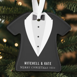 Tuxedo Pak Smokingdas Formal Huwelijk Kerstmis Ornament