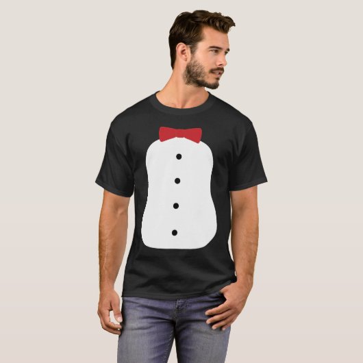Tuxedo Penguin Costume T-shirt (Voorkant volledig)