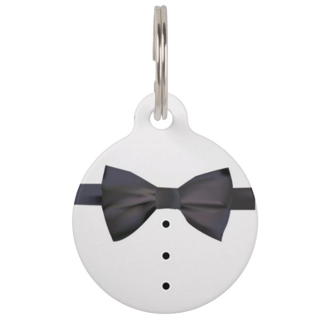 Tuxedo Pet ID-tag Huisdierpenning (Voorkant)
