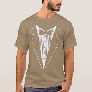 tuxedo Print4u Tuxedo Funny Mannen Novelty Joke Bo T-shirt