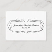 Tuxedo register Kaart in grijs (Achterkant)