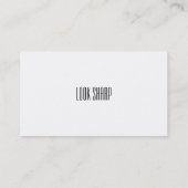 Tuxedo Retail Visitekaartje (Achterkant)