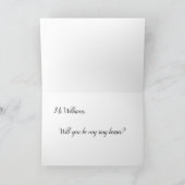 Tuxedo Ring Bearer-kaartenkaart Kaart (Binnen)