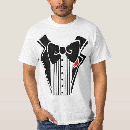 Tuxedo Shirt Black (Voorkant)