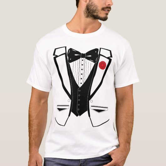 TUXEDo-shirt overdag T-shirt (Voorkant)