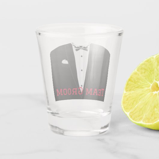 Tuxedo Shot Glas (Achterkant)