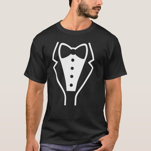Tuxedo / Smoking T-shirt (Voorkant)