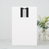 Tuxedo Stationery Briefpapier (Staand voorkant)