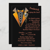 Tuxedo- Steampunk vrijgezellenfeest Kaart (Voorkant / Achterkant)