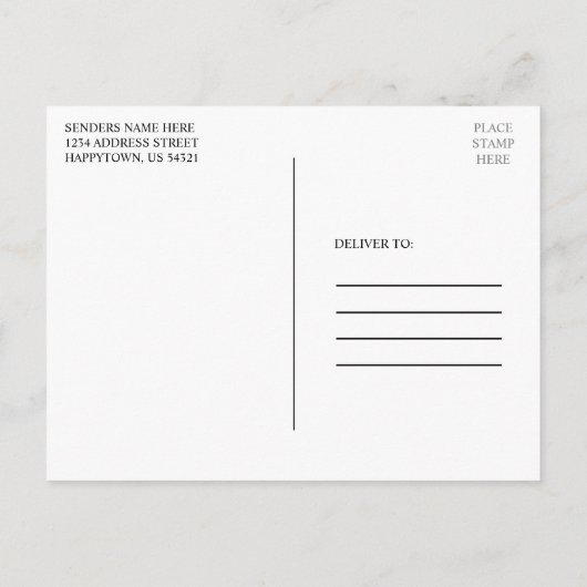 Tuxedo Stropdas zal mijn Groomsman Black zijn Briefkaart (Achterkant)