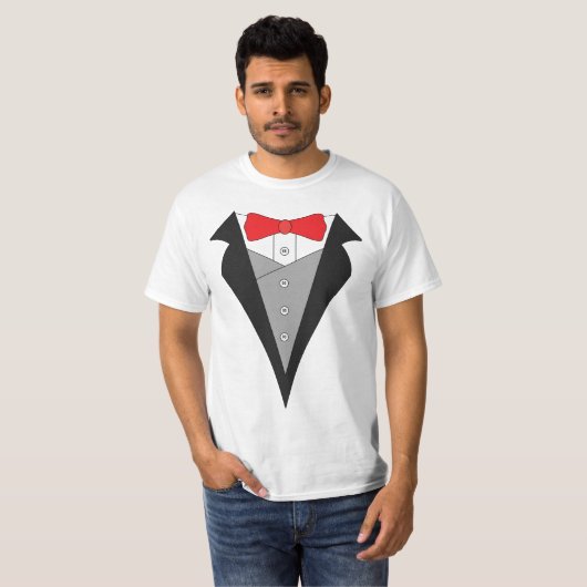 Tuxedo T-shirt 3 (Voorkant volledig)