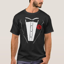 Tuxedo T-Shirt - Donker Shirt