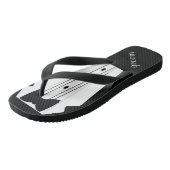 Tuxedo-Teenslippers | Strandbruiloft Teenslippers (Schuin)