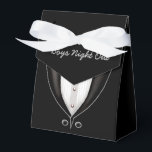 Tuxedo Tent Jongensnacht Bedankdoosjes<br><div class="desc">*Personaliseer je favorietendoos door persoonlijke tekst toe te voegen.</div>