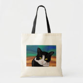 Tuxedo the Cat Canvas Bag Tote Bag (Voorkant)