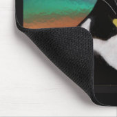 Tuxedo the Cat Mousepad Muismat (Hoek)