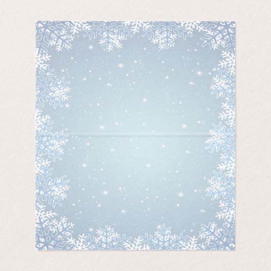 Tuxedo, toga, sneeuwvlokken op blauw Bedankt Kaart (Binnenkant ongevouwen)