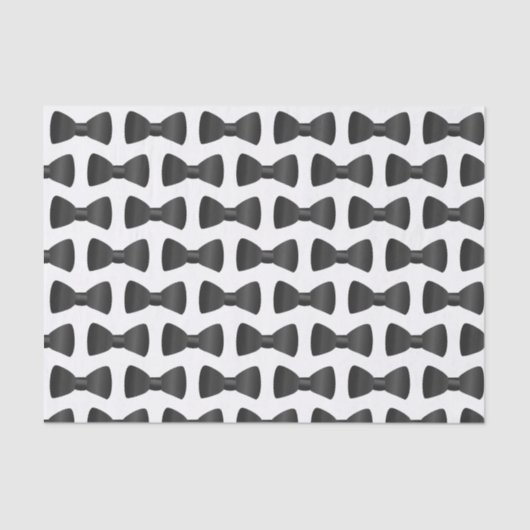 Tuxedo Trouwdas Patroon Tissuepapier (Voorkant)