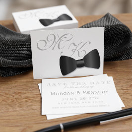 Tuxedo Trouwdas Save The Date Pakket 50 Visitekaartje