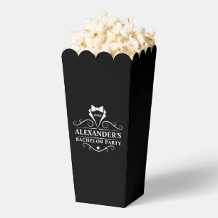 Tuxedo Trouwfeest Knoop Snack en Popcorn Bedankdoosjes