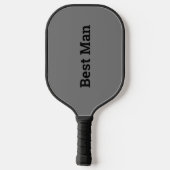 Tuxedo Trouwman Picklebalpaddle Pickleball Paddle (Achterkant)