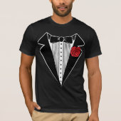 Tuxedo Tux T-shirt. Stijlvol. T-shirt (Voorkant)