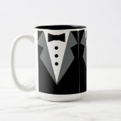 Tuxedo Tweekleurige Koffiemok (Links)