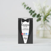 tuxedo - verhuurorganisator organisator prom visitekaartje (Staand voorkant)