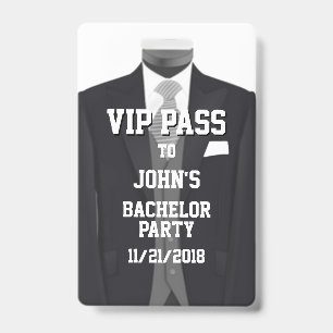 Tuxedo Verlovingsfeest VIP-badge Badge