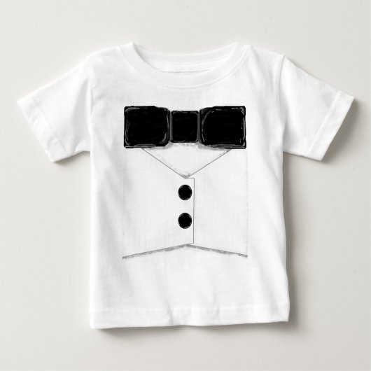 Tuxedo Vest en Bowtie Shirt (Voorkant)