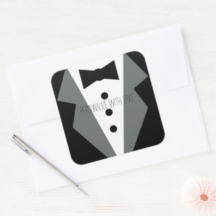 Tuxedo Vierkante Sticker