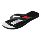 Tuxedo Wedding Flip Flops (Schuin)