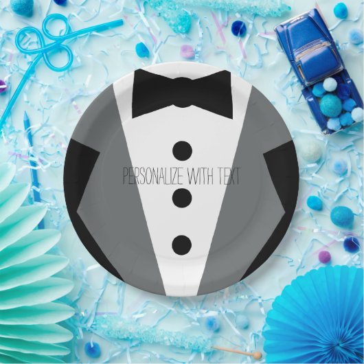 Tuxedo Wedding Papieren Bordje (Feest)
