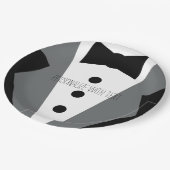 Tuxedo Wedding Papieren Bordje (Gekanteld)