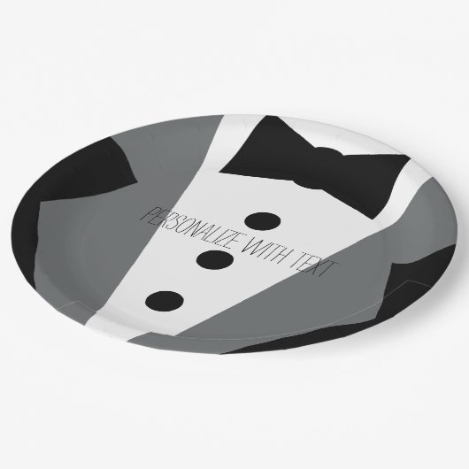 Tuxedo Wedding Papieren Bordje (Gekanteld)