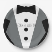 Tuxedo Wedding Papieren Bordje (Voorkant)