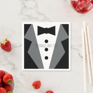 Tuxedo Wedding Servet