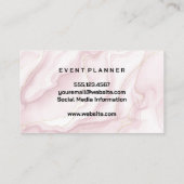 Tuxedo wijnglas Logo | Catering Evenementen Visitekaartje (Achterkant)