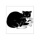 tuxedo-zegel voor katten rubberstempel (Afrduk)