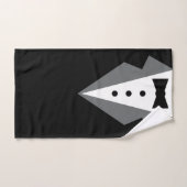 Tuxedo zwart Stropdas Vaderdag Bad Handdoek (Handdoek)