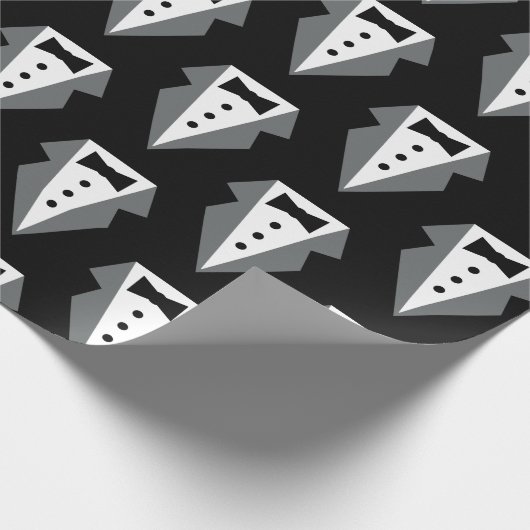 Tuxedo zwart Stropdas Vaderdag Cadeaupapier (Hoek)