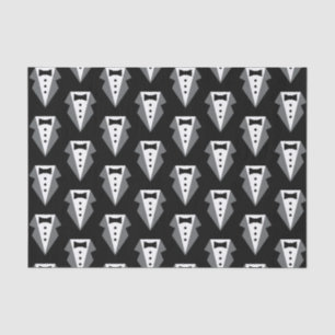 Tuxedo zwart Stropdas Vaderdag Tissuepapier