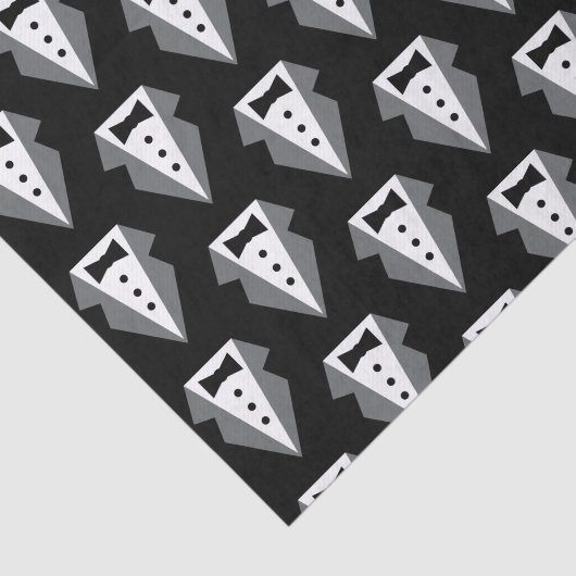 Tuxedo zwart Stropdas Vaderdag Tissuepapier (Detail)