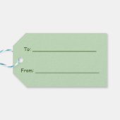 Tuxedo Zwart Wit Kerstmis Kat Cadeaulabel (Achterkant Horizontaal)