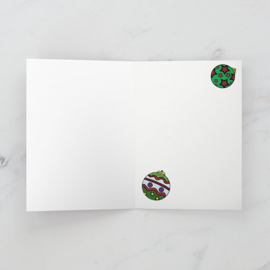 Tuxedo Zwart Wit Kerstmis Kat Feestdagen Kaart (Binnen)