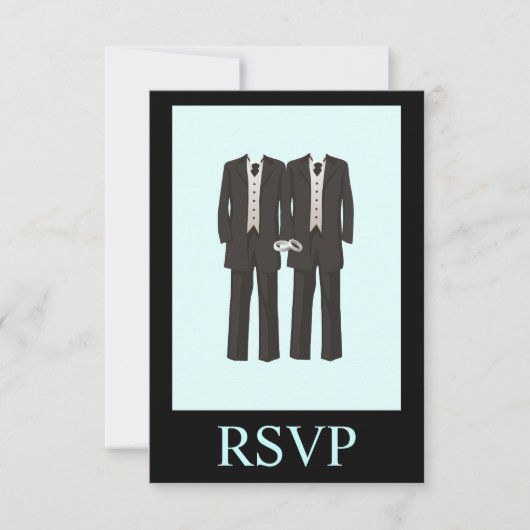 Tuxedo's RSVP Kaartje (Voorkant)