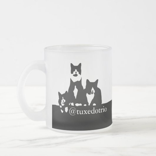 TuxedoTrio Mok met gevriesdroogd glas (Links)