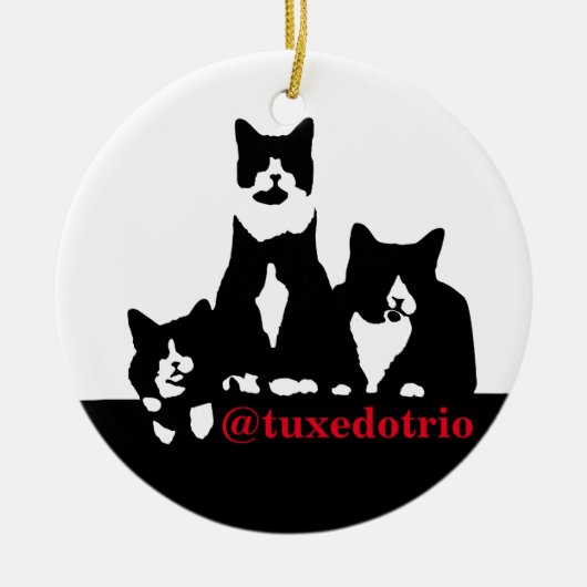 TuxedoTrio Ornament (Voorkant)
