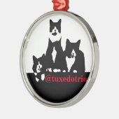 TuxedoTrio Ornament (Links)
